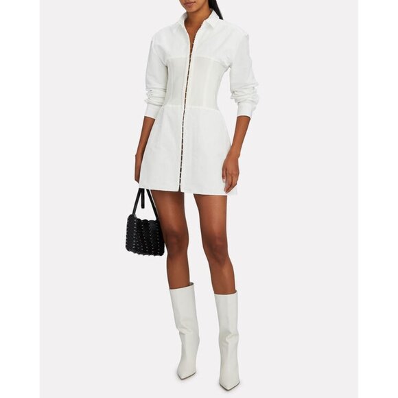 Dion Lee Dresses & Skirts - Dion Lee Hook mini white  shirt dress Size US 2